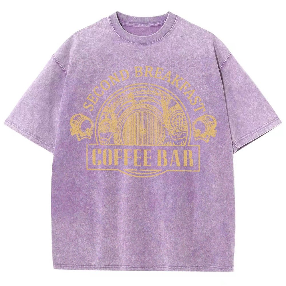 Extra Breakfast Coffee Vintage Distressed T-shirt