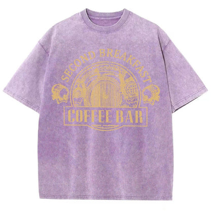 Extra Breakfast Coffee Vintage Distressed T-shirt