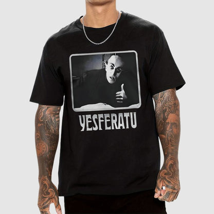 Yesferatu Funny Horror Retro Unisex Geek T-Shirt