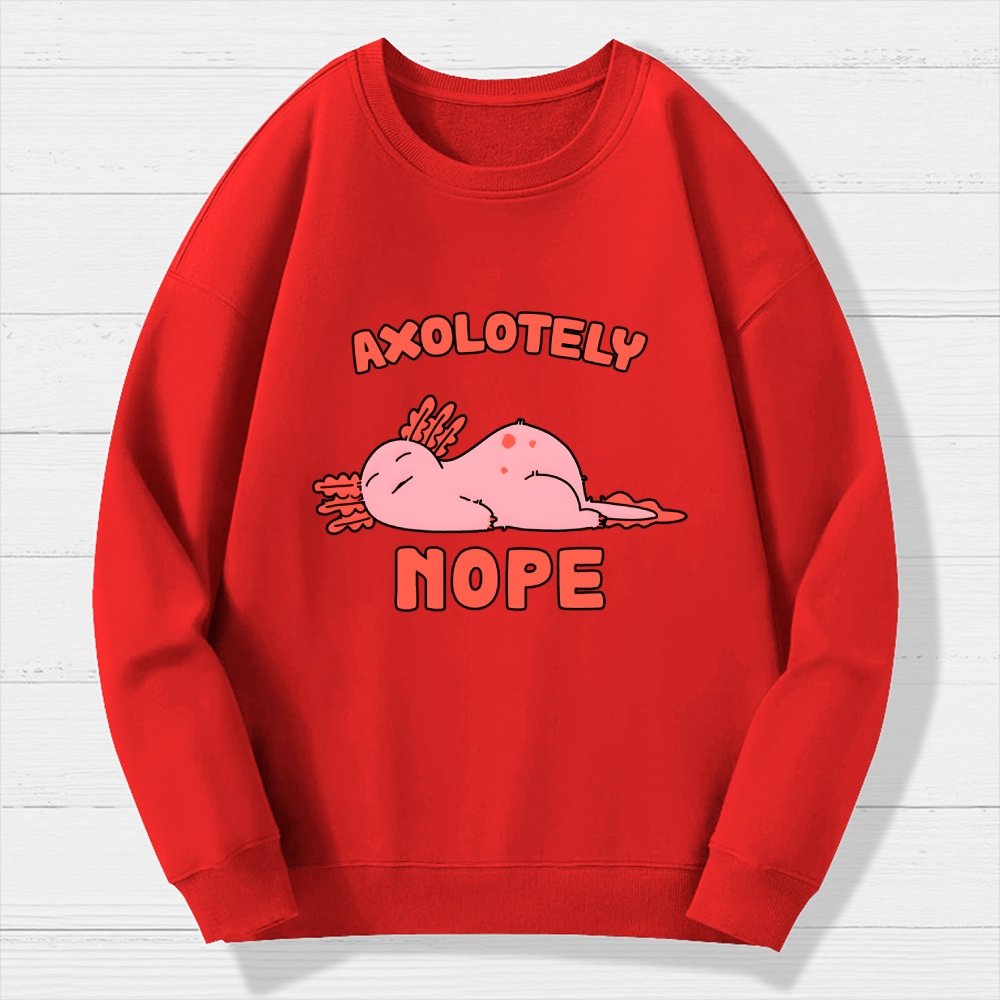 Axo Nope Geek Cotton Sweatshirt