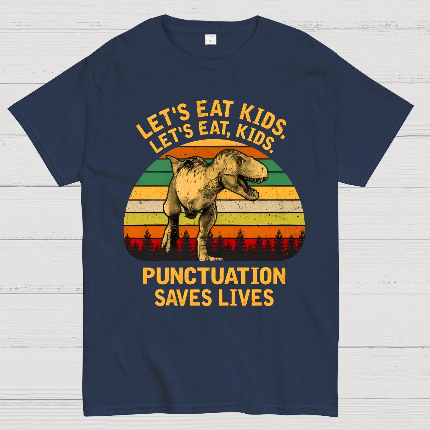 Punctuation Saves Lives Funny Geek T-Shirt