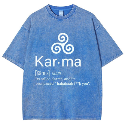 Karma definition Vintage Distressed T-shirt