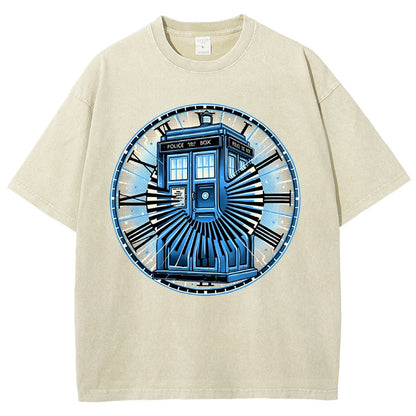 Time Travel in a box Vintage Distressed T-shirt