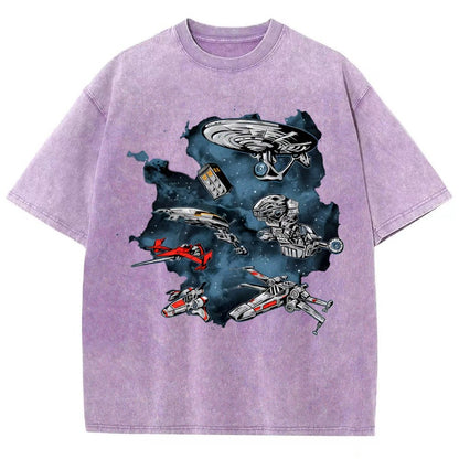Ultimate Space Fleet Vintage Distressed T-shirt