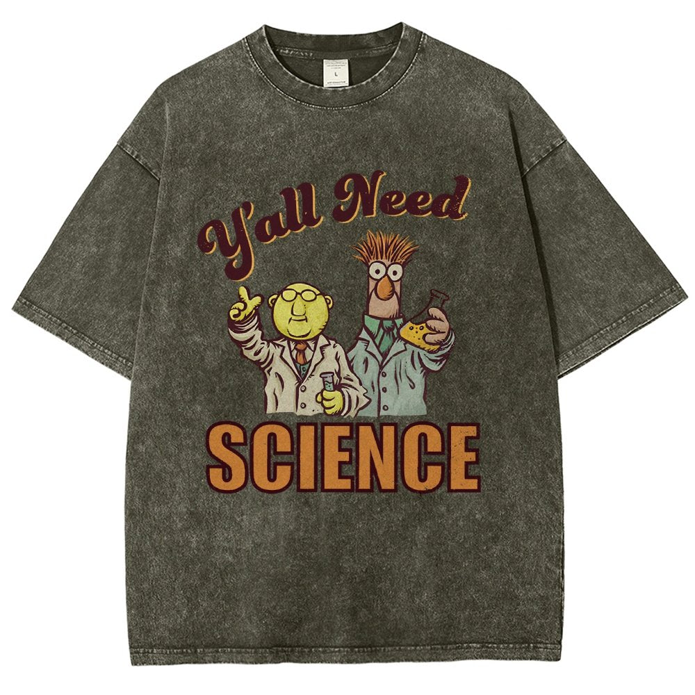 Y'all Need Science Vintage Distressed T-shirt