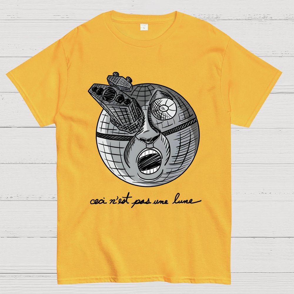 Ceci N’Est Pas Une Lune Geek T-Shirt