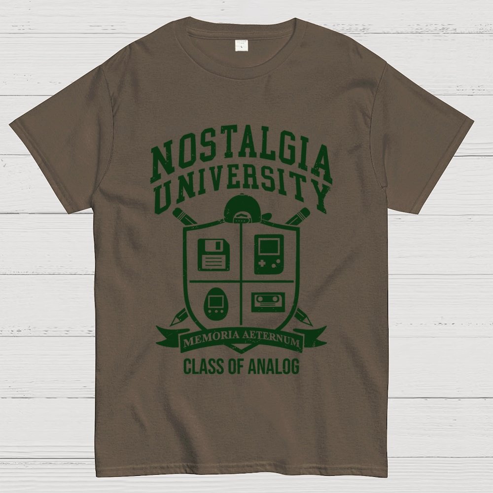 Nostalgia University Unisex Geek T-Shirt