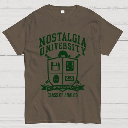 Nostalgia University Unisex Geek T-Shirt