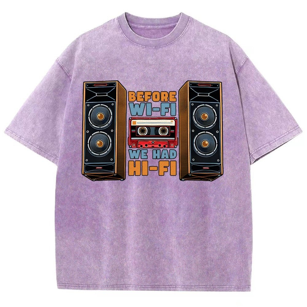 Before Wi-Fi Vintage Distressed T-shirt