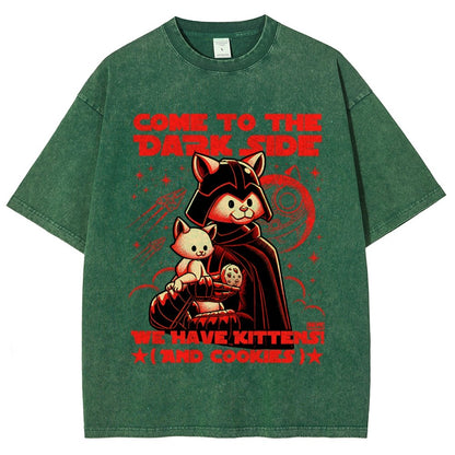 We Have Kittens and Cookies Vintage Distressed T-shirt