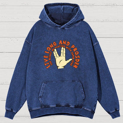 The Result Of Playing With Super Glue Vintage Distressed Hoodie