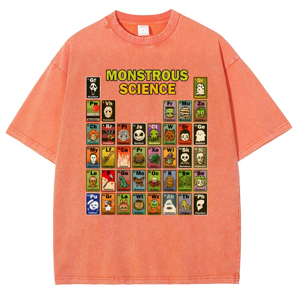 Monstrous Science Vintage Distressed T-shirt