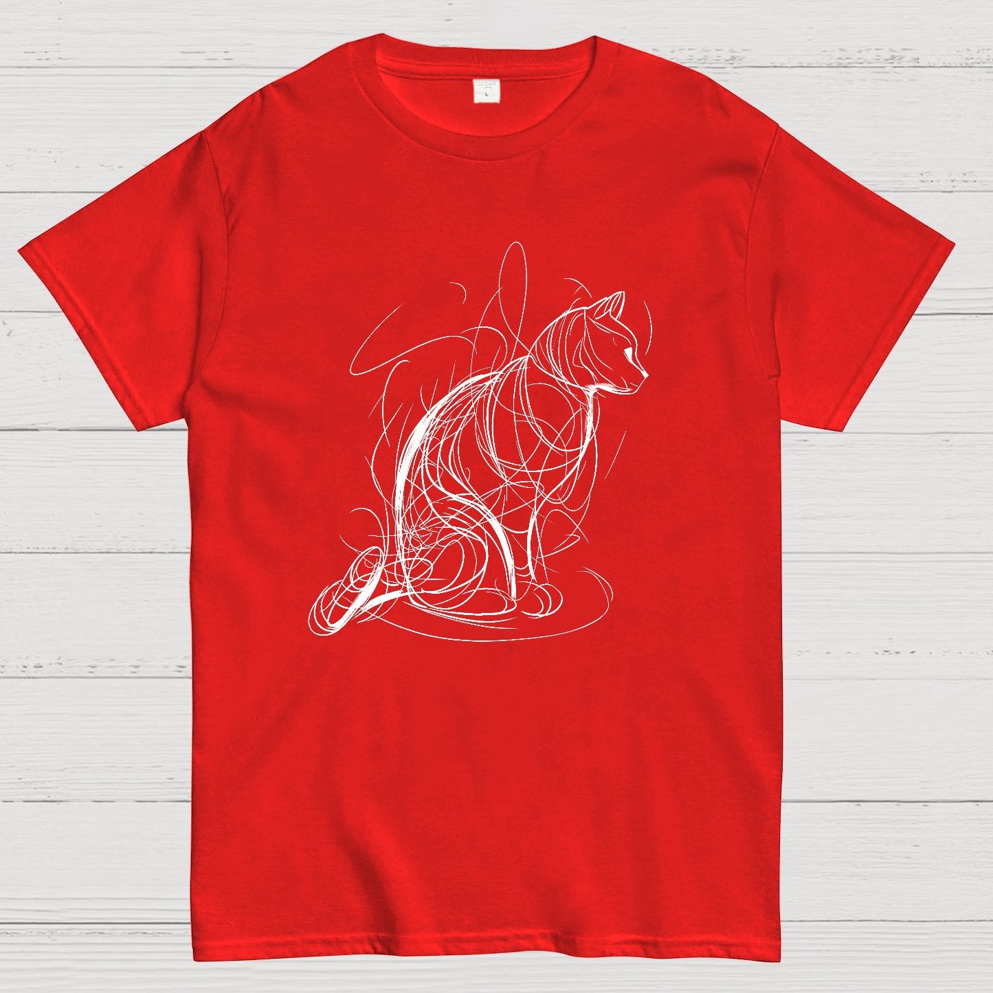Cat Lines Geek T-Shirt