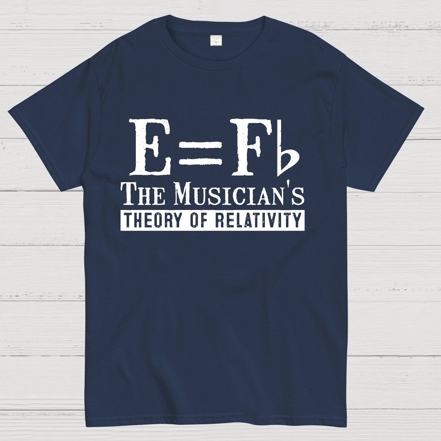 E Equals F Flat Theory of Relativity Geek T-Shirt