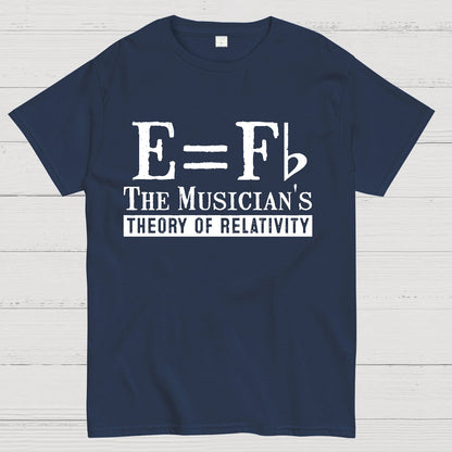 E Equals F Flat Theory of Relativity Geek T-Shirt