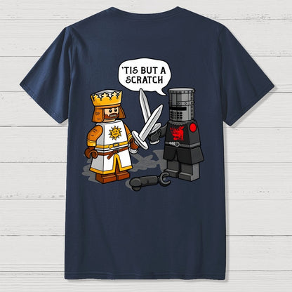 King Vs Knight Back-printed Geek T-shirt