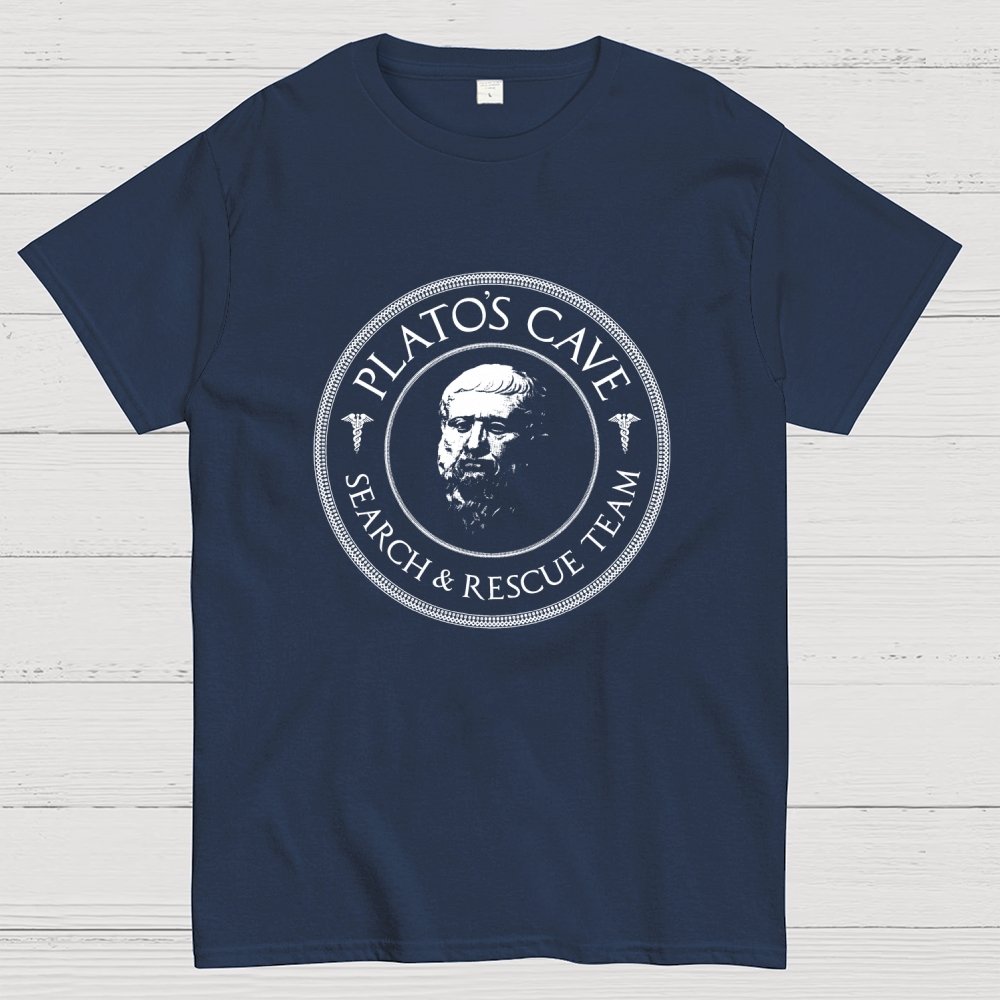 Plato's Cave Search And Rescue Team Geek T-Shirt
