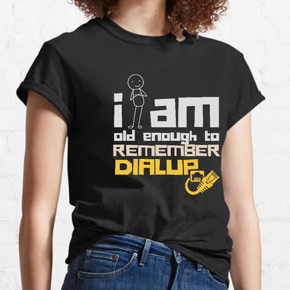 Dialup Internet Retro Geeky T-Shirt