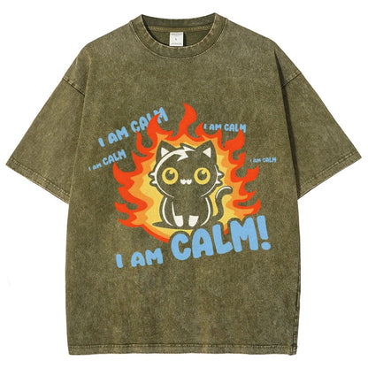 I Am Not Stressed! I Am Calm Vintage Distressed T-shirt
