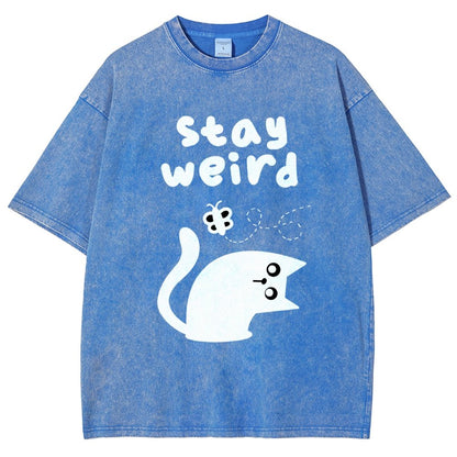 Weird Forever Vintage Distressed T-shirt