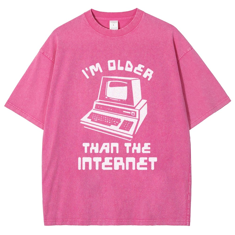 I Am Older Than The Internet Vintage Distressed T-shirt