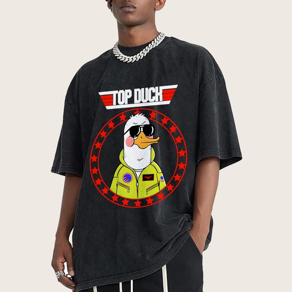 Top Duck Vintage Distressed T-shirt