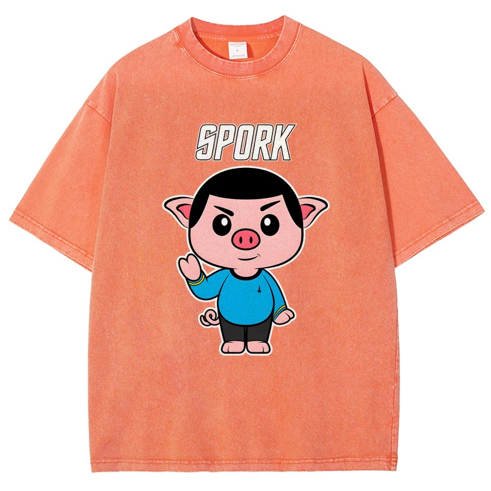 Spork Vintage Distressed T-shirt