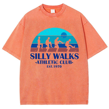 Silly Walks - Athletic Club Vintage Distressed T-shirt