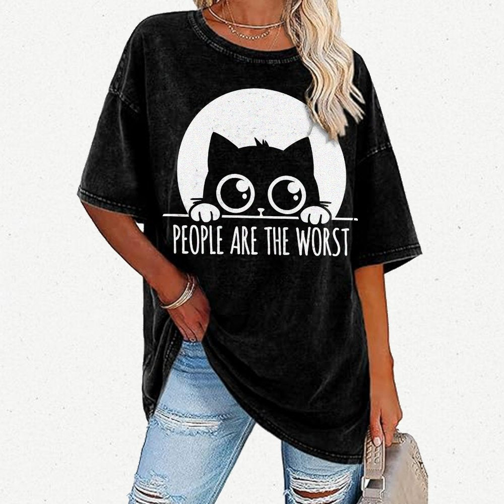People Are The Worst Vintage Distressed T-shirt