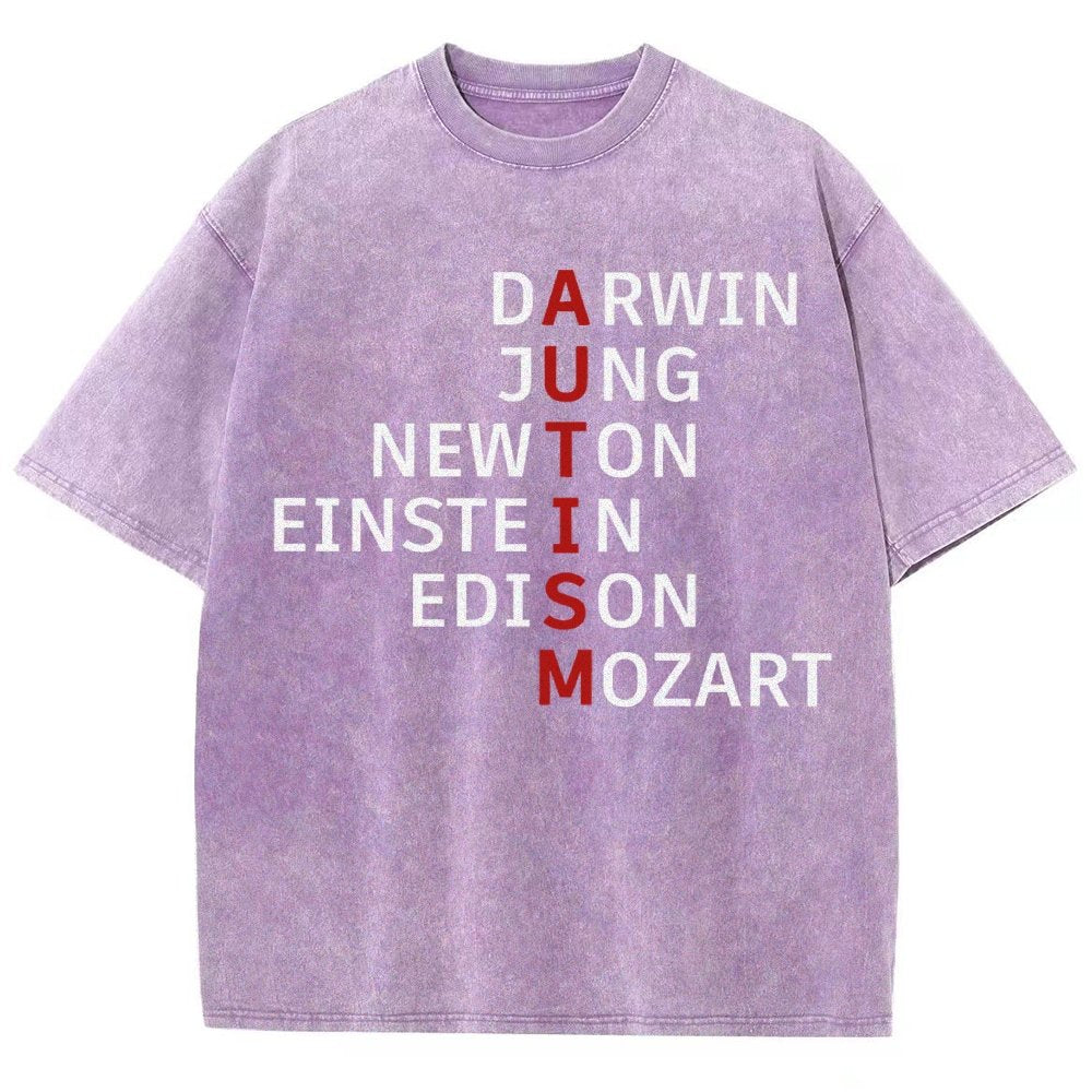 Autism and genius: different ways of thinking Vintage Distressed T-shirt