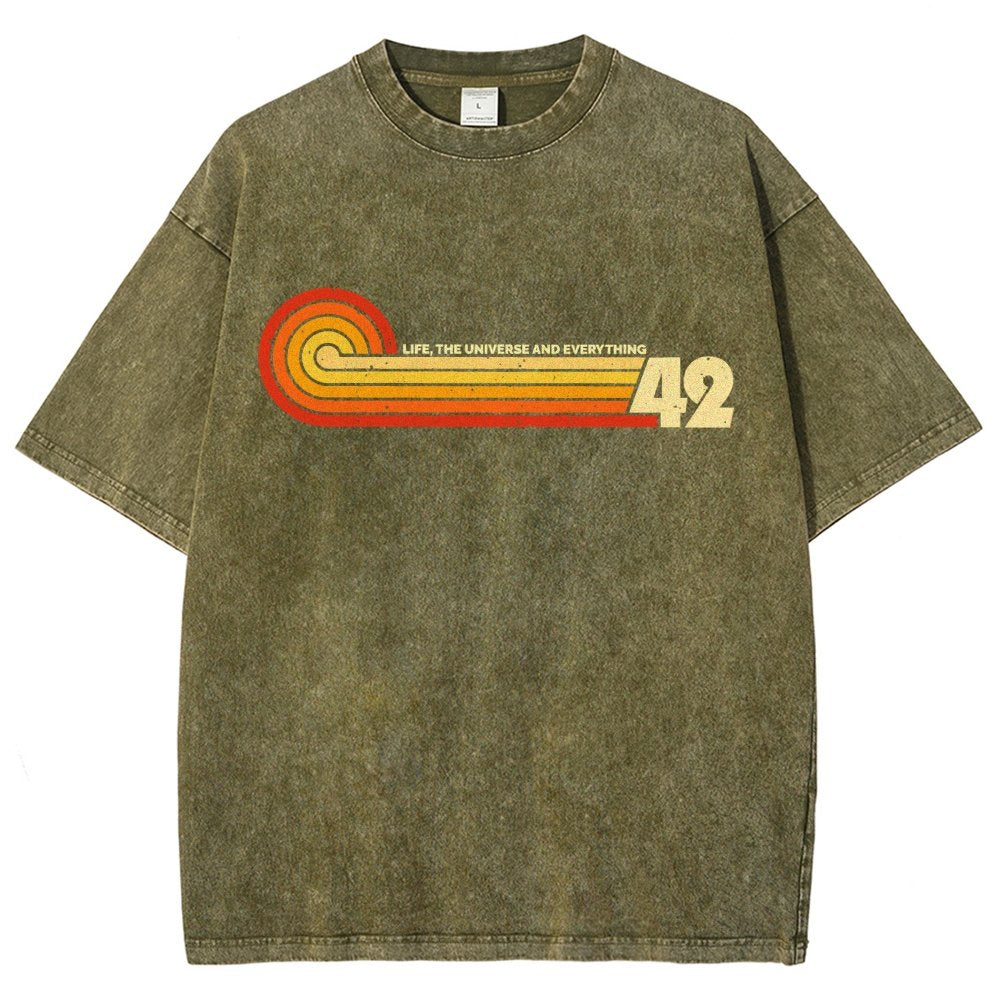 Answer Vintage Distressed T-shirt