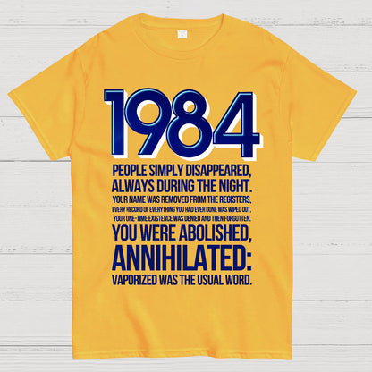 1984-Evaporation-Satire Geek T-Shirt