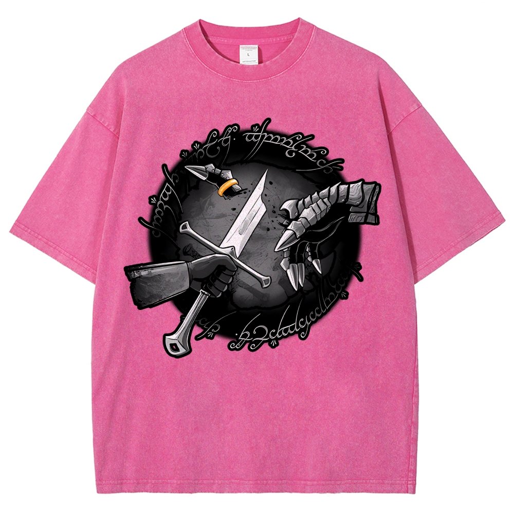 Cut Ring Vintage Distressed T-shirt