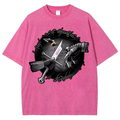 Cut Ring Vintage Distressed T-shirt