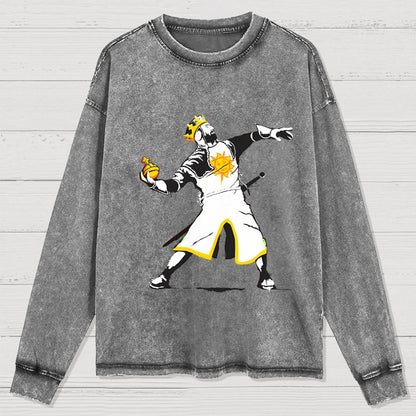 Holy Hand Grenade Washed Long Sleeve Tee