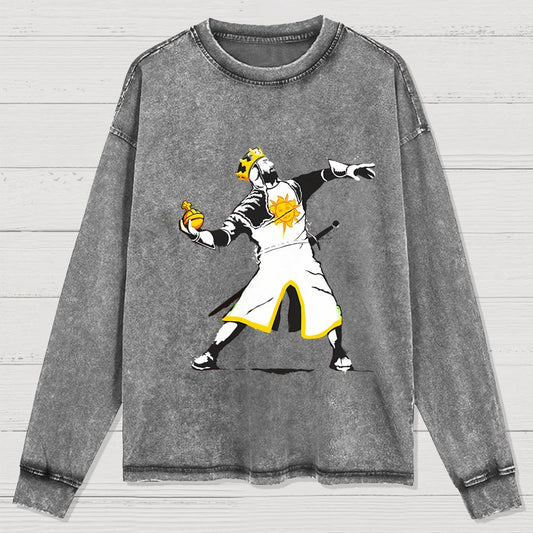 Holy Hand Grenade Washed Long Sleeve Tee
