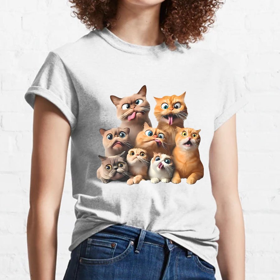 Funny Cat Nerdy T-Shirt