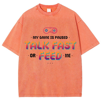Feed the Gamer Vintage Distressed T-shirt