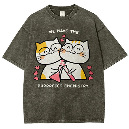 Valentine's Day.Perfect Chemistry Vintage Distressed T-shirt