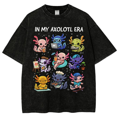 In My Axolotl Era Vintage Distressed T-shirt
