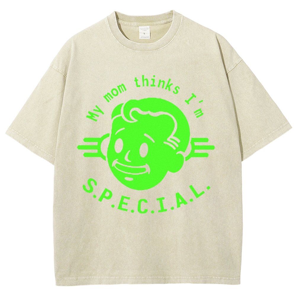 My Mom Thinks I'm S.U.P.E.R. Vintage Distressed T-shirt
