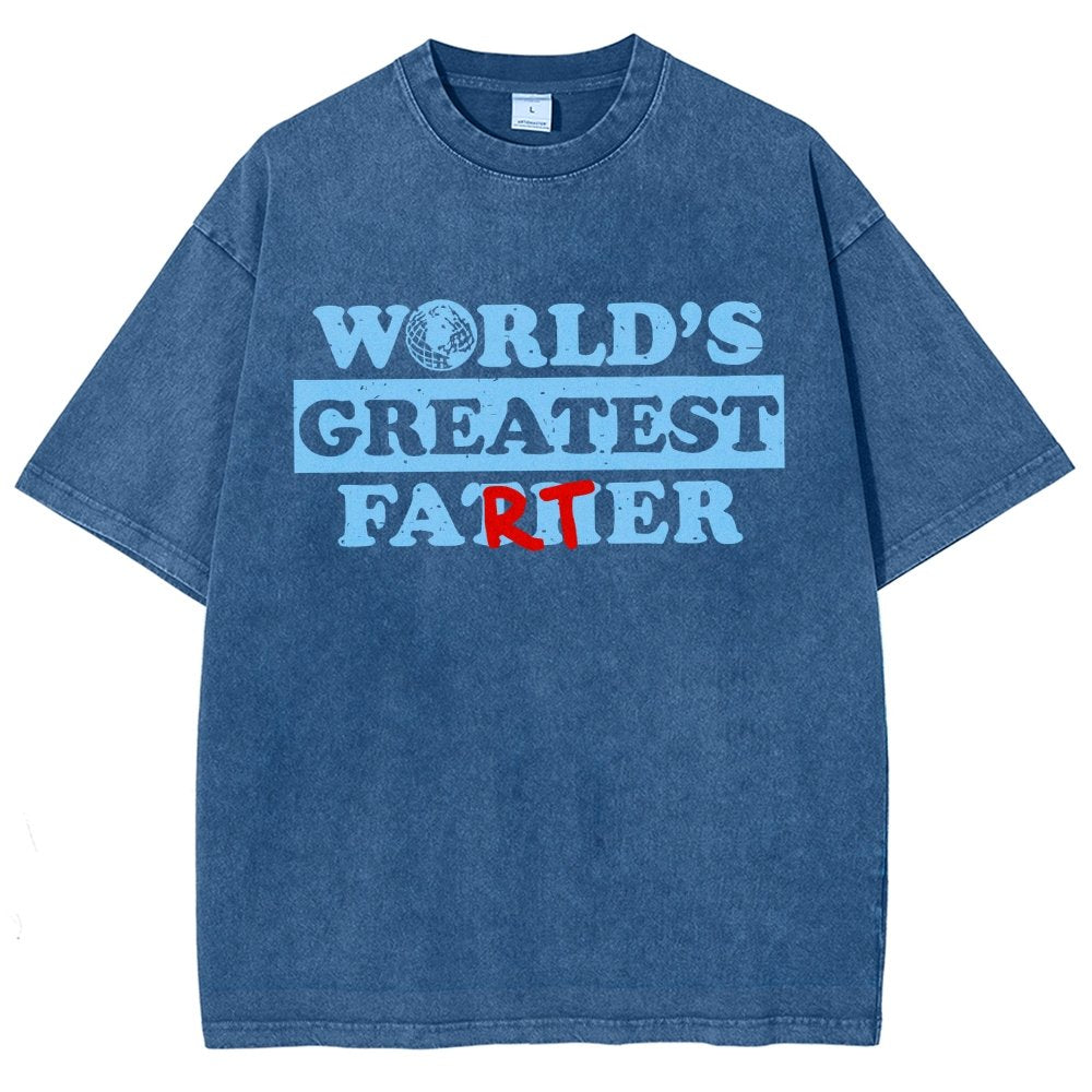 Father's Day Farter Vintage Distressed T-shirt