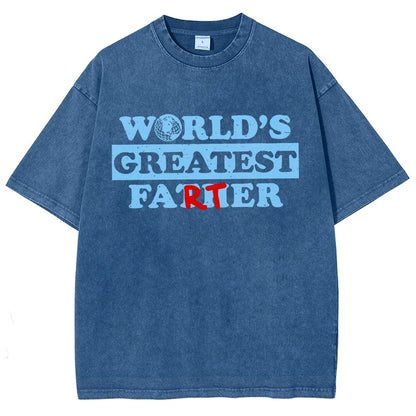 Father's Day Farter Vintage Distressed T-shirt