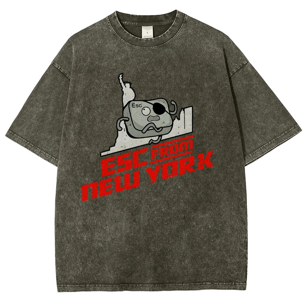 Esc from New Town Vintage Distressed T-shirt