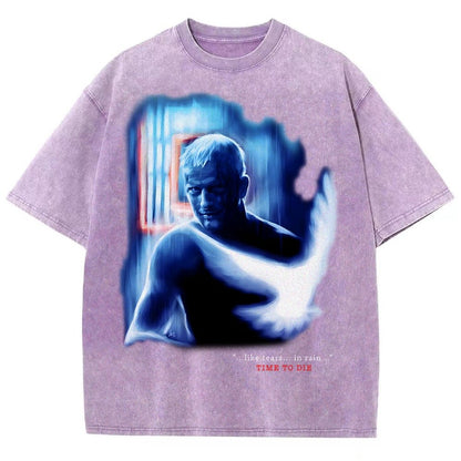 TIME TO DIE Vintage Distressed T-shirt