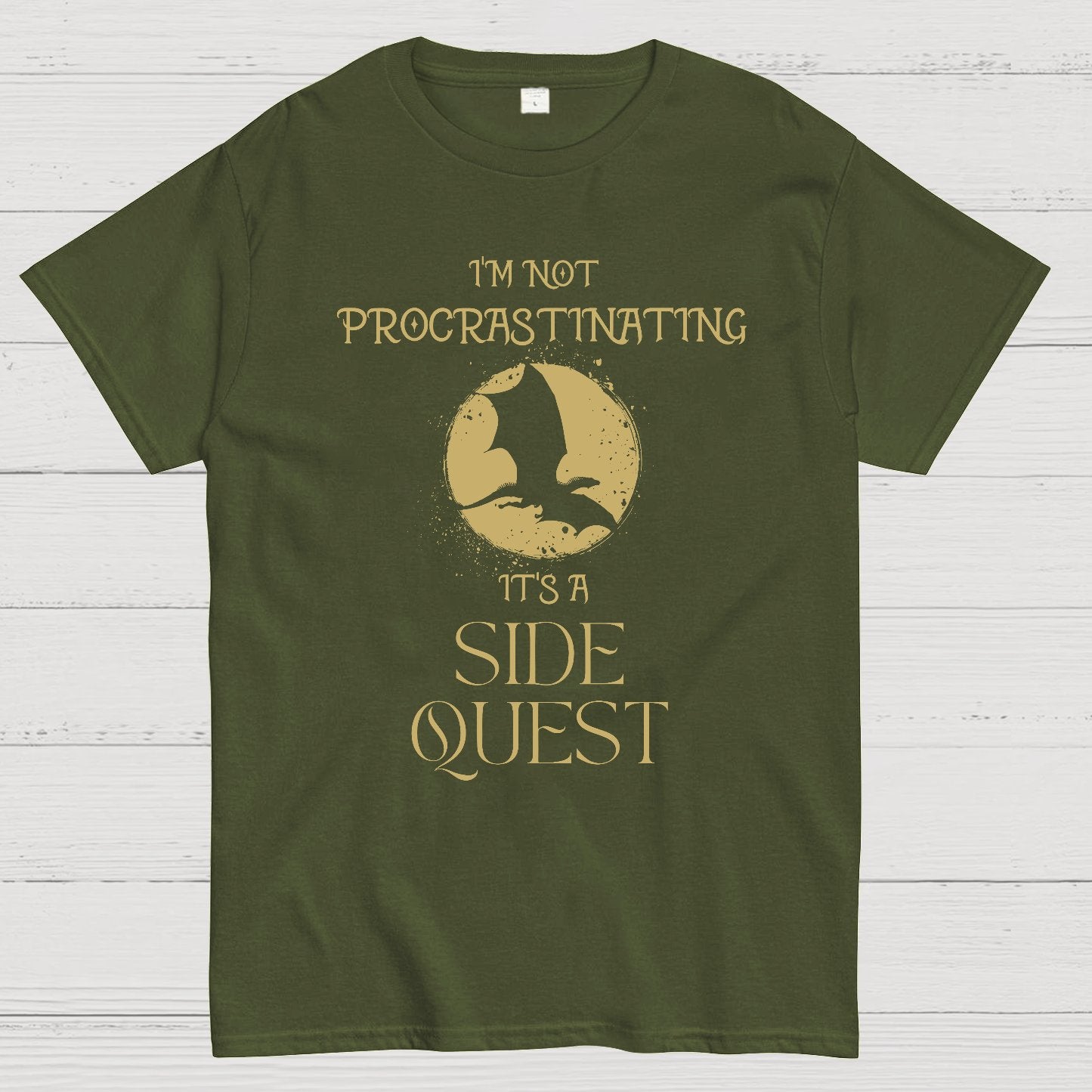I'm Not Procrastinating I'm Doing Side Quests Geeky T-Shirt