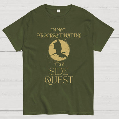 I'm Not Procrastinating I'm Doing Side Quests Geeky T-Shirt
