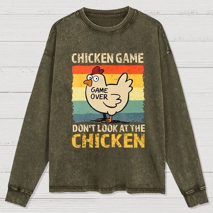 Chicken Game Washed Long Sleeve Tee