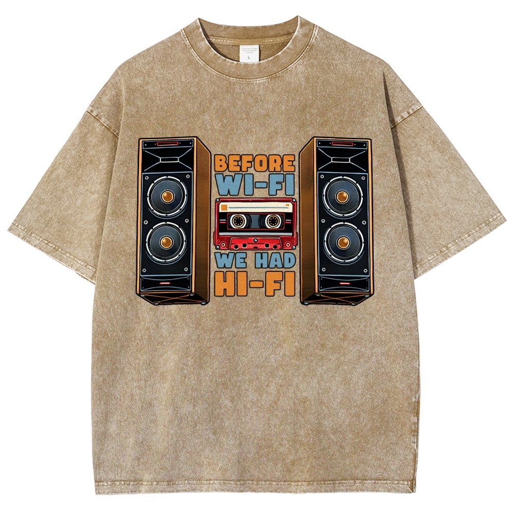 Before Wi-Fi Vintage Distressed T-shirt