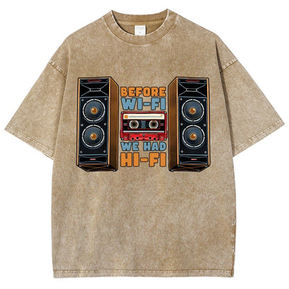 Before Wi-Fi Vintage Distressed T-shirt